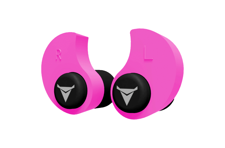 Decibullz Custom Molded Earplugs Pink