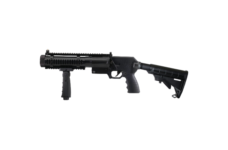 40MM Single Launcher with Folding Stock Grip Quad Rail
